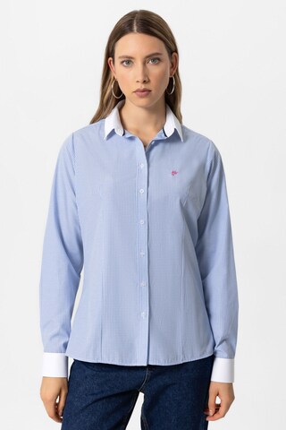 Camicia da donna ' JOYCE ' di DENIM CULTURE in blu: frontale