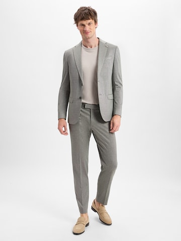BENVENUTO Regular Pleated Pants ' Messina J ' in Grey