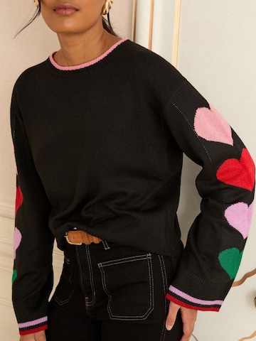 Pullover di love & roses in nero