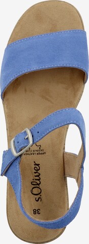 Sandales s.Oliver en bleu