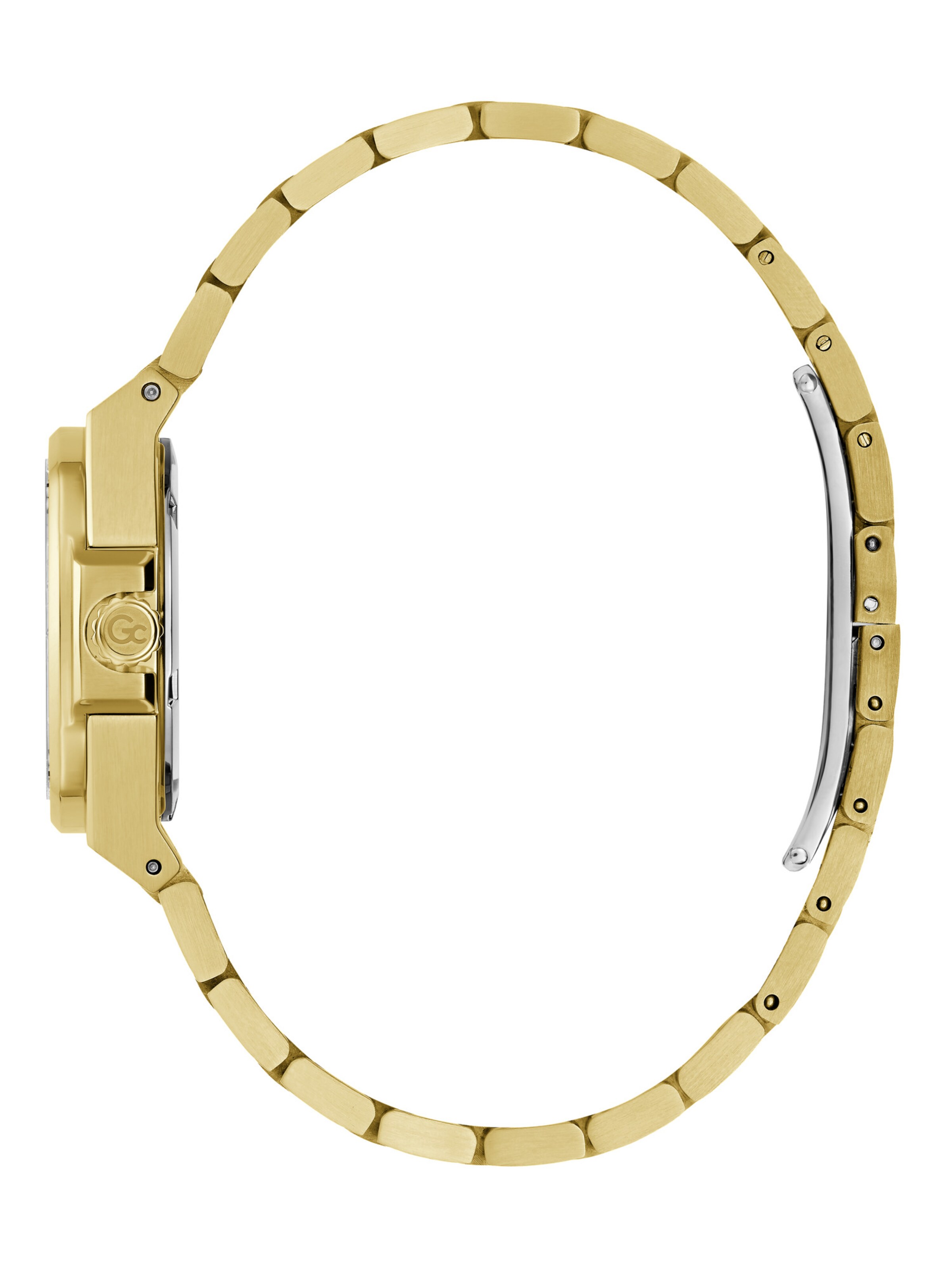 Gc Analog Watch 'Coussin' in Gold