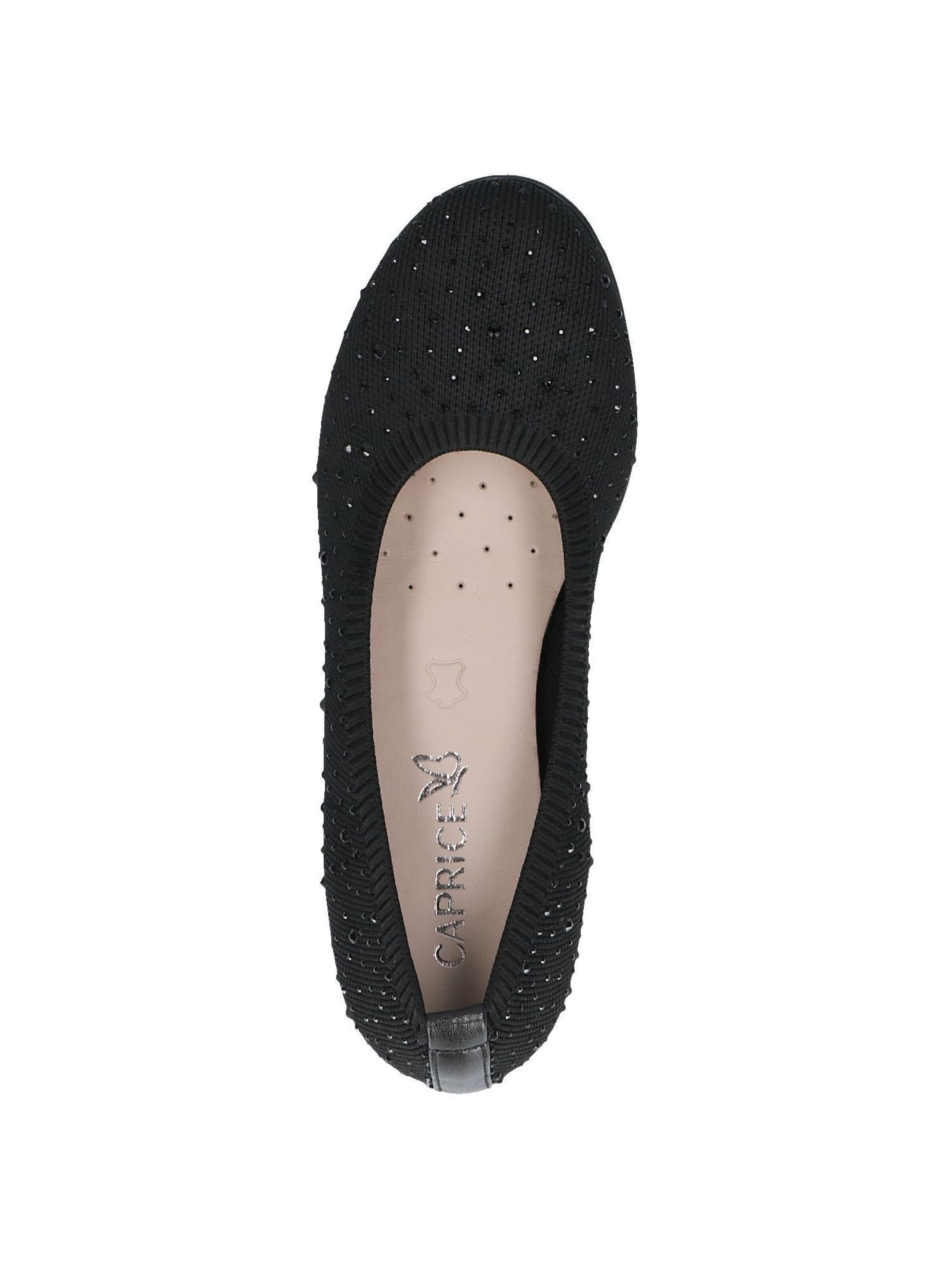 CAPRICE Ballerina in Zwart