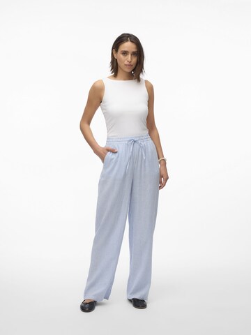 Wide Leg Pantalon 'LINN' VERO MODA en bleu