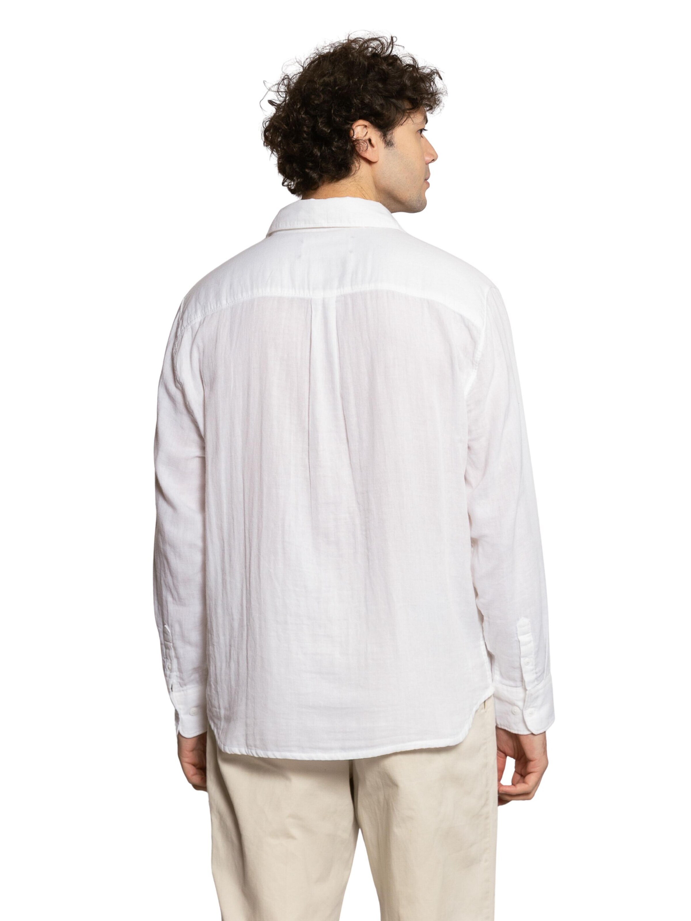 Coupe regular Chemise LDB en blanc