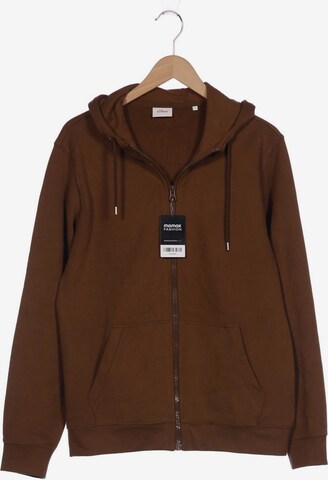 s.Oliver Sweatshirt & Zip-Up Hoodie in L in Brown: front