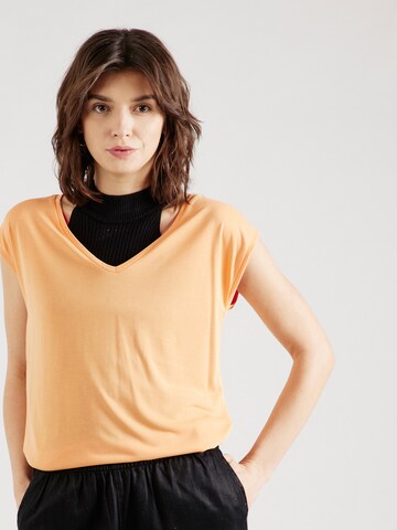 PIECES T-shirt 'KAMALA' i orange: framsida