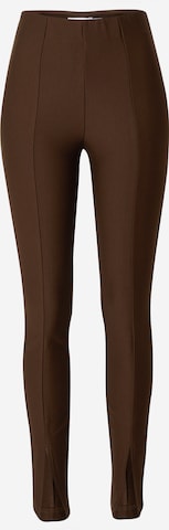 VILA Skinny Leggings 'Manon' in Brown: front