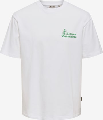 balta Only & Sons Marškinėliai 'ONSFREDO': priekis