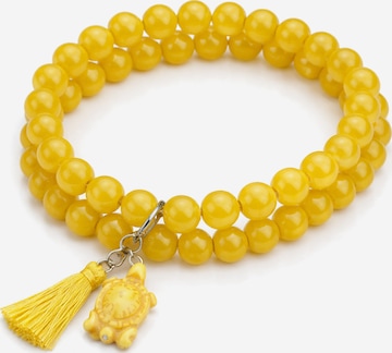 COLLEZIONE ALESSANDRO Bracelet 'Tartaruga' in Yellow: front