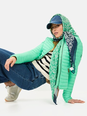 CAMEL ACTIVE Leichte Steppjacke aus recyceltem Polyamid in Grün