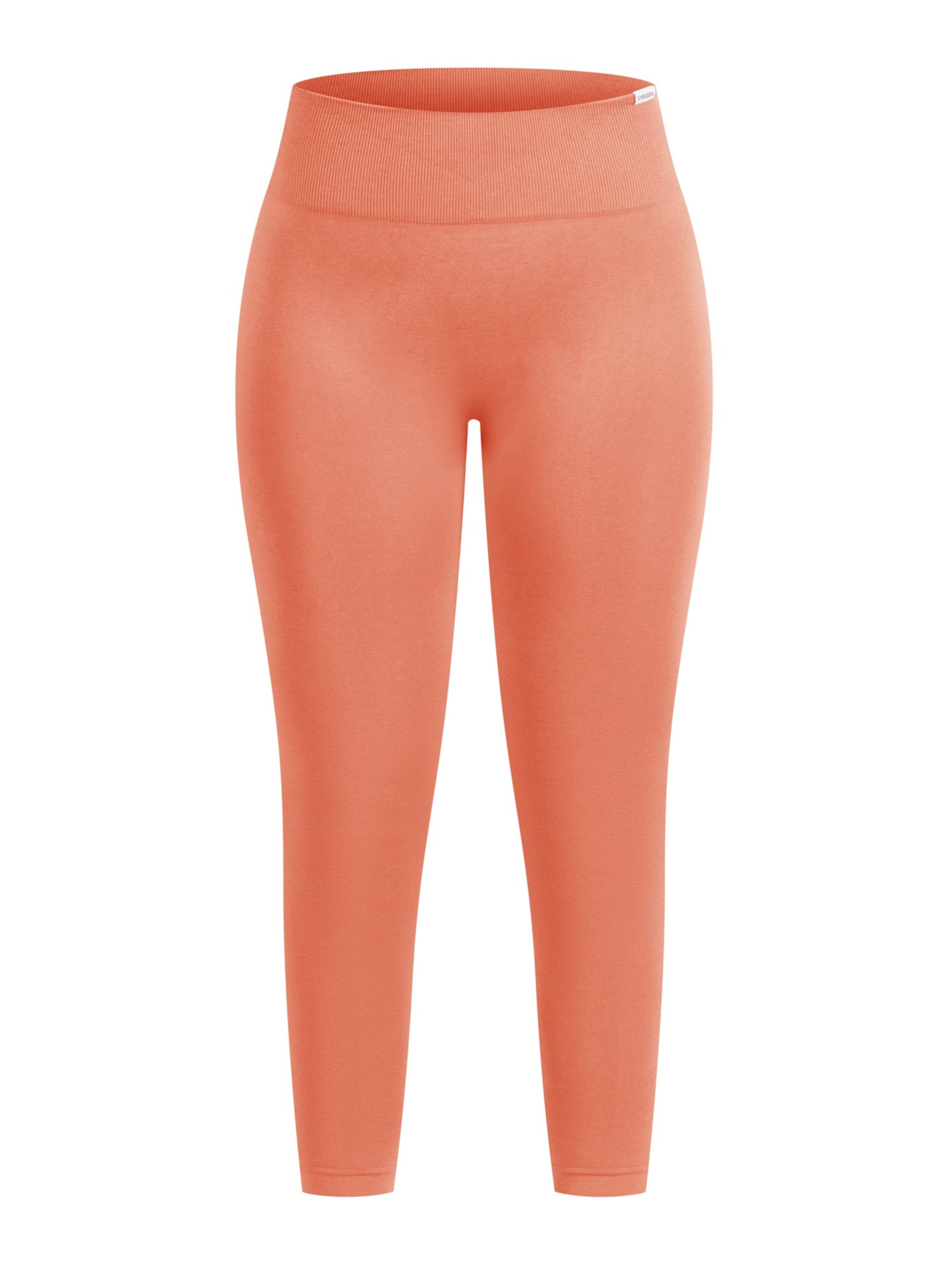 Smilodox Amaze Pro Scrunch High Waist Seamless in Orange: Vorderseite