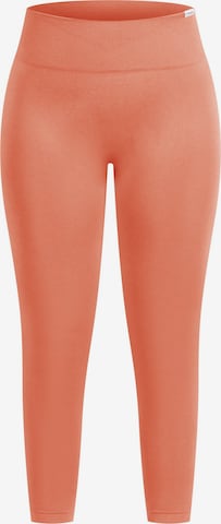 Pantalon de sport 'Amaze Scrunch' Smilodox en orange : devant