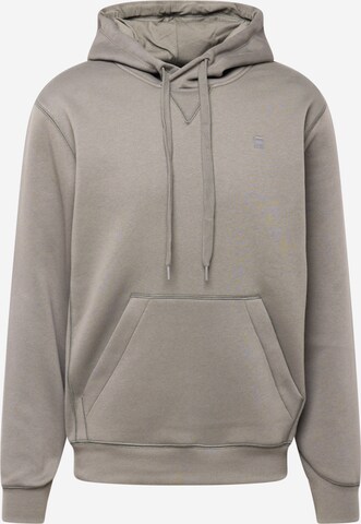 Felpa 'PREMIUM CORE' di G-Star RAW in grigio: frontale