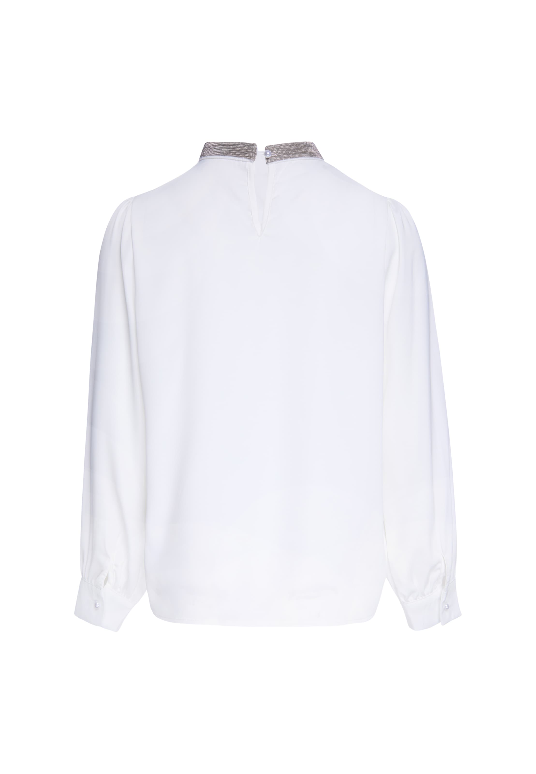 faina - Blusa 'GLOW' em branco
