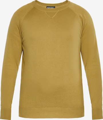 Pull-over TUFFSKULL en jaune : devant