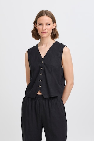 b.young - Chaleco para traje 'BYFalakka' en negro: frente