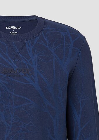 Sweat-shirt s.Oliver en bleu