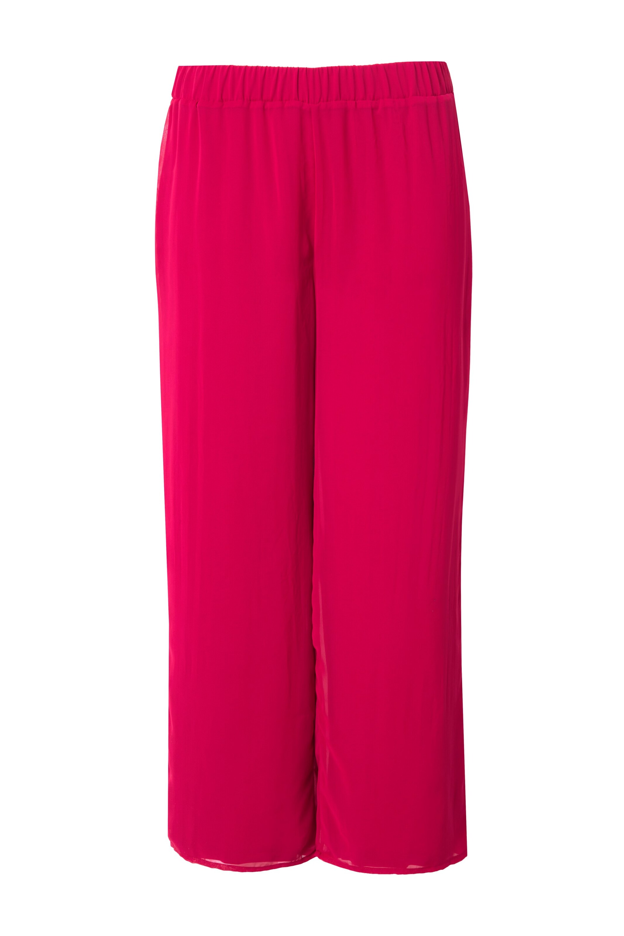 Ulla Popken Wide Leg Hose in Rot: Vorderseite
