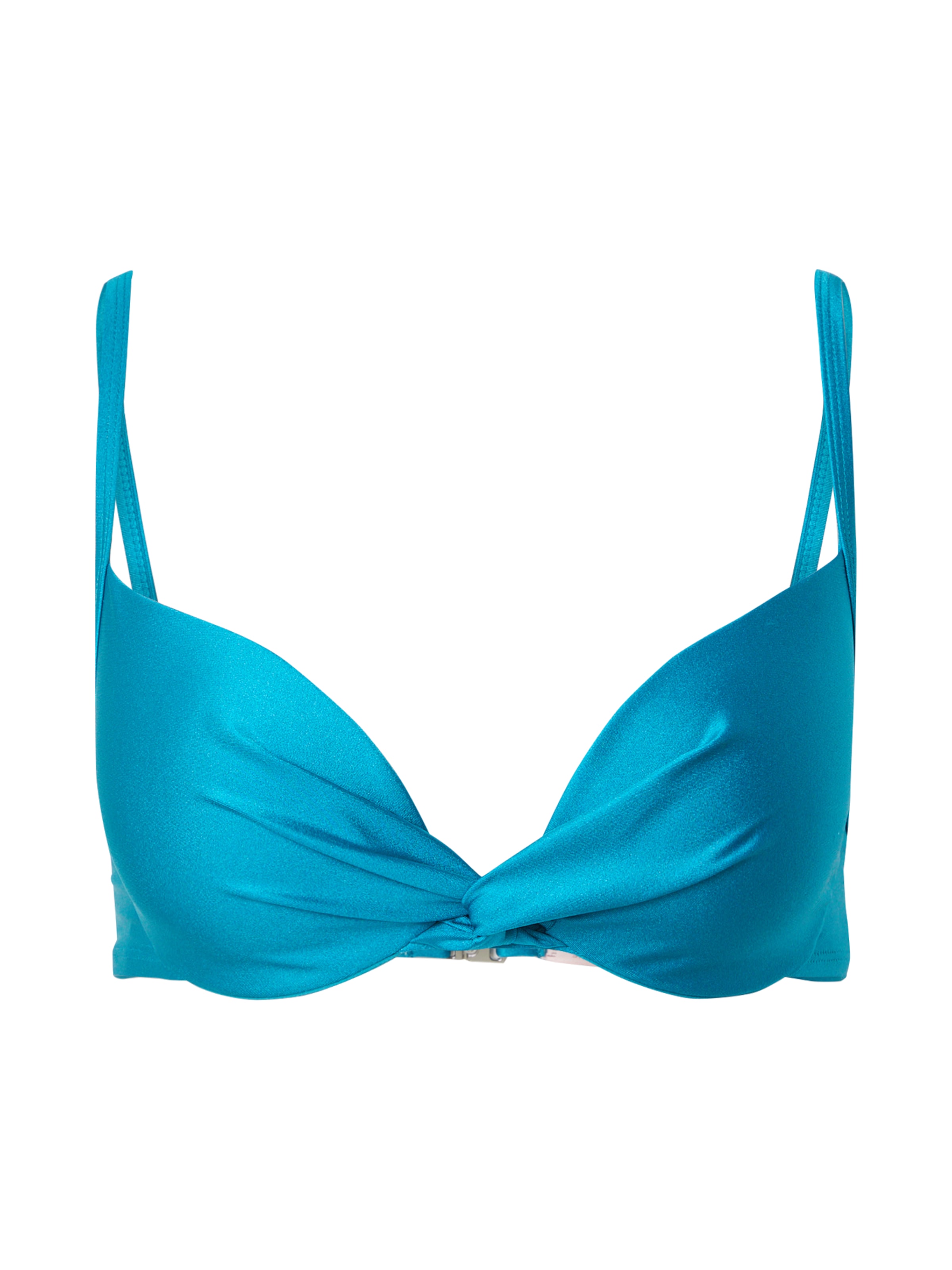 Hunkemöller Push-up Τοπ μπικίνι 'Aqua' σε πράσινο: μπροστά