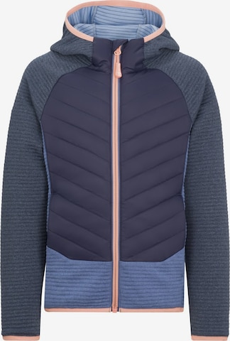 TROLLKIDS Fleece Jacket in Blue: front