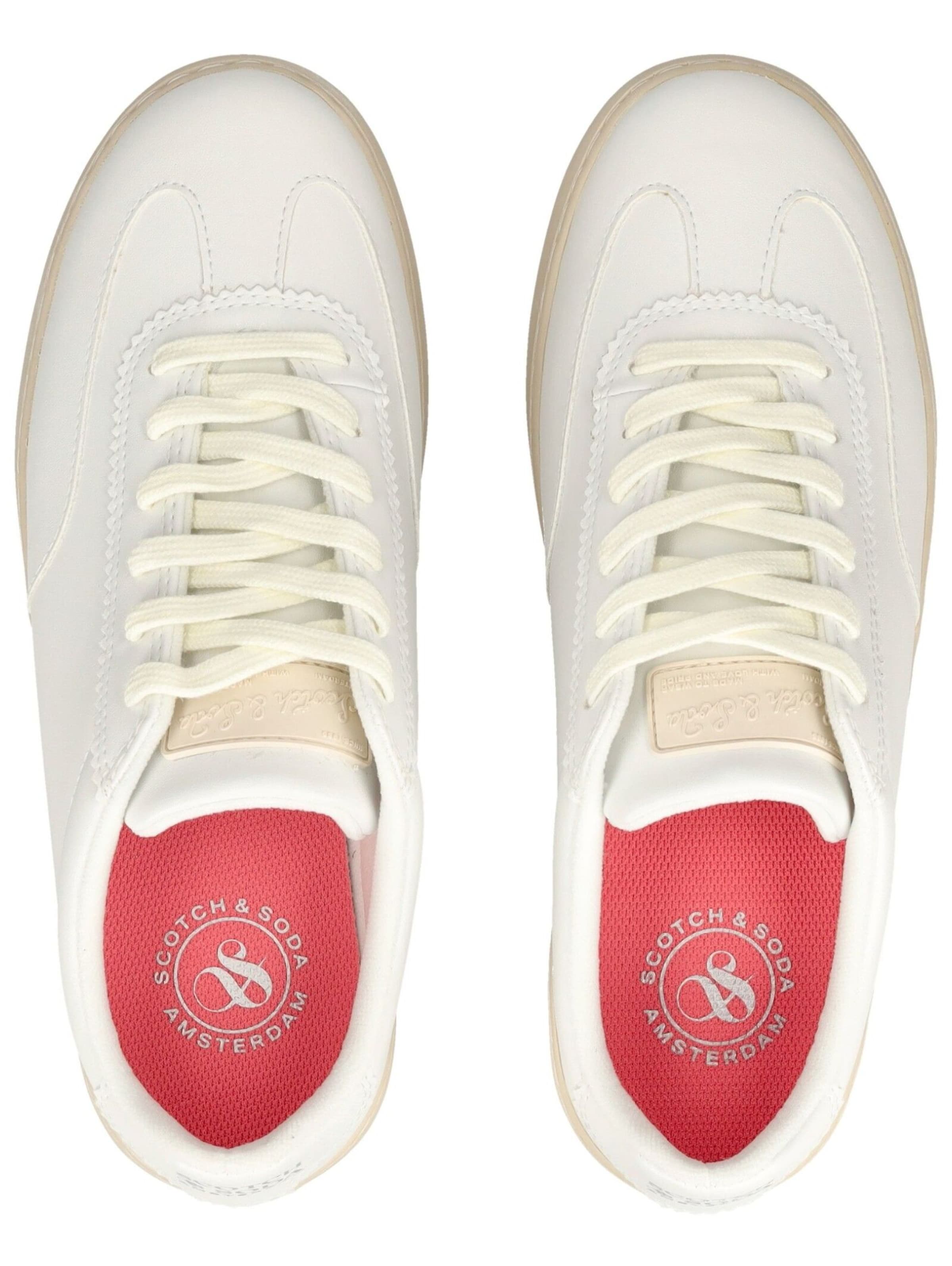 Baskets basses SCOTCH & SODA en blanc