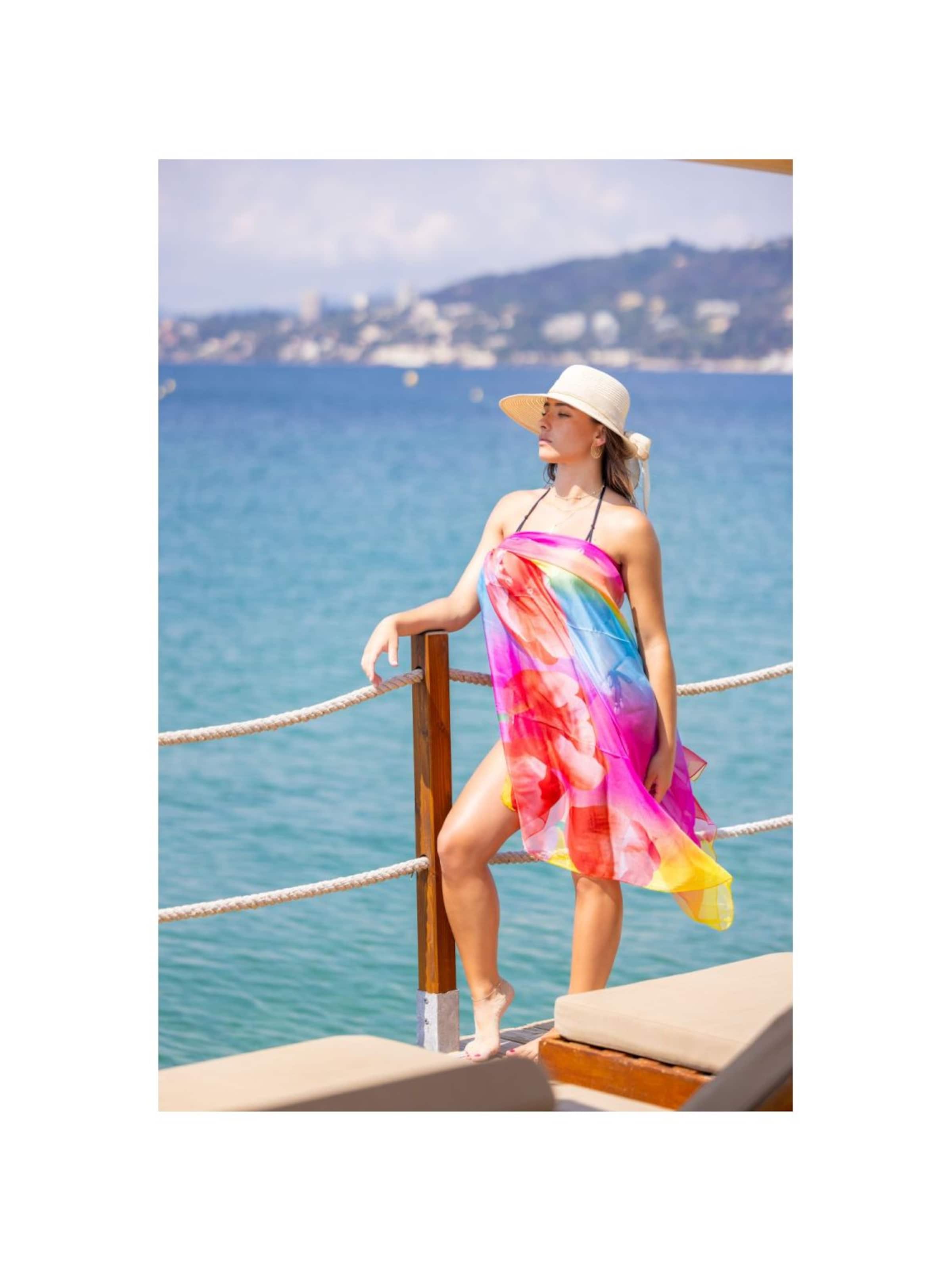 alberto cabale - Vestido de playa 'FABIOLA' en rojo