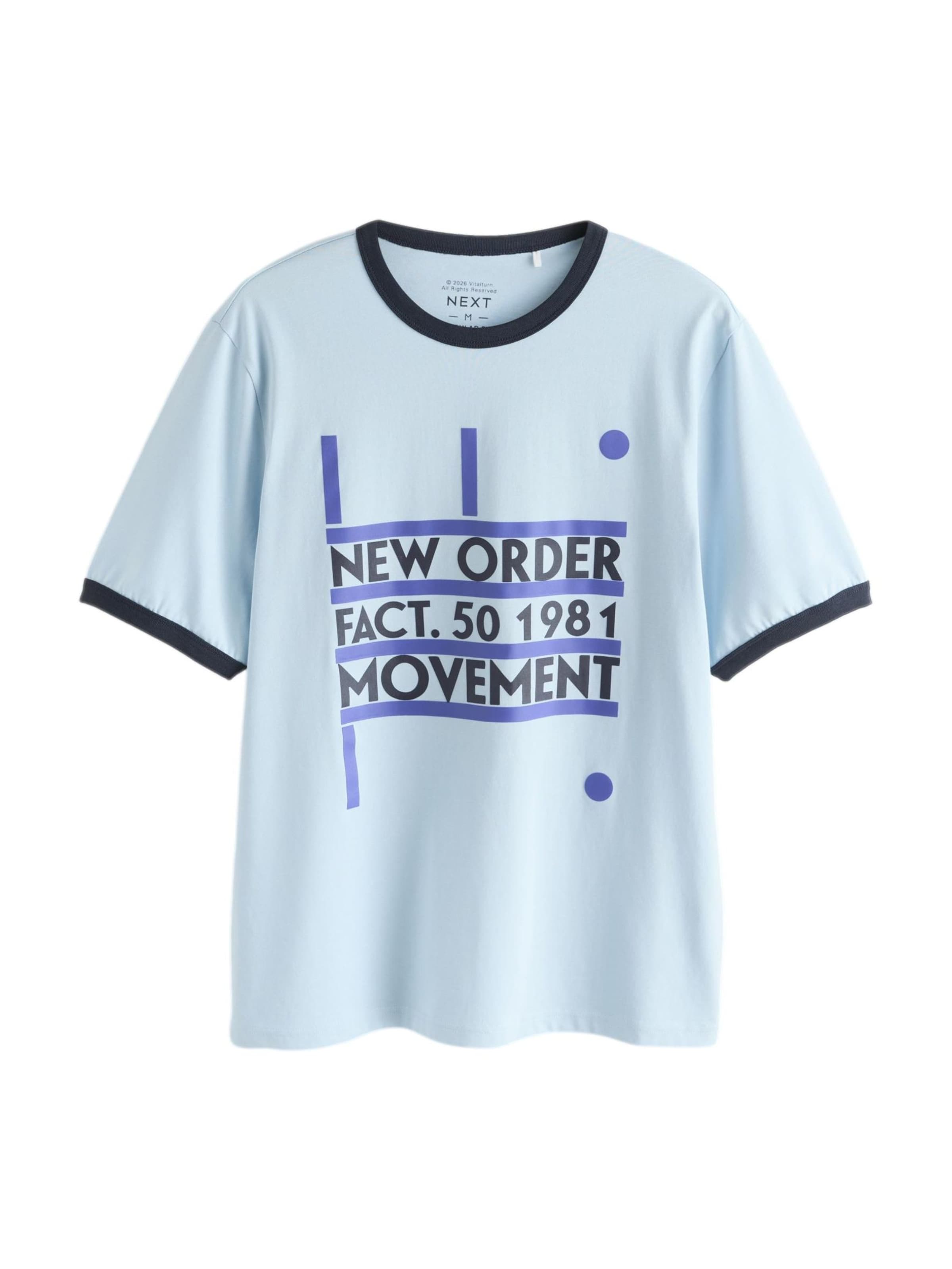 Maglietta 'New Order Ringer' di Next in blu: frontale