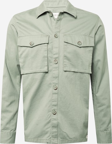 TOM TAILOR DENIM Regular fit Overhemd in Groen: voorkant