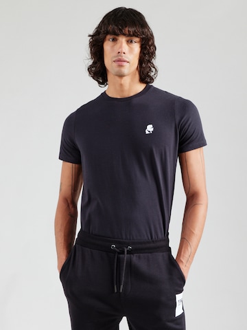 Maglietta di Karl Lagerfeld in blu: frontale