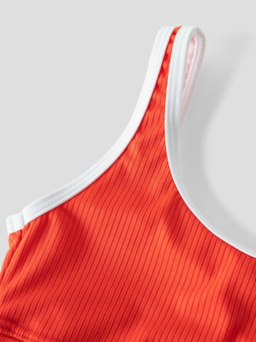 NAME IT Bustier Bikini 'NKFZONTRA' in Orange