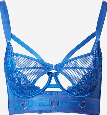 Hunkemöller Bustier BH 'Pleasure' in Blau: predná strana