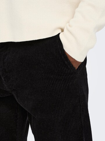 Regular Pantalon Only & Sons en noir
