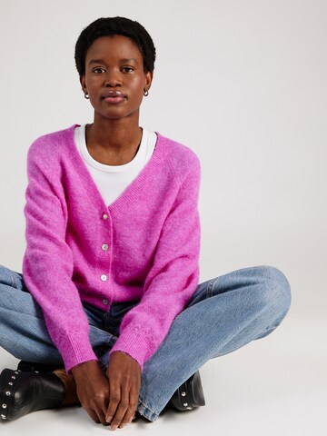 NÜMPH Cardigan 'RIETTE' i lilla