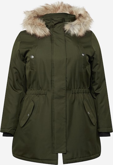 ONLY Carmakoma Zimska jakna 'IRENA' | temno zelena barva, Prikaz izdelka
