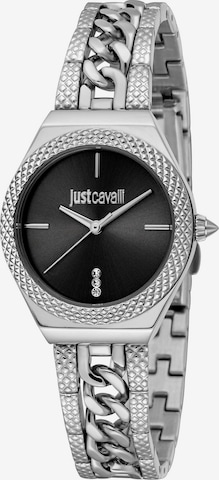 Just Cavalli Uhr in Silber: Vorderseite