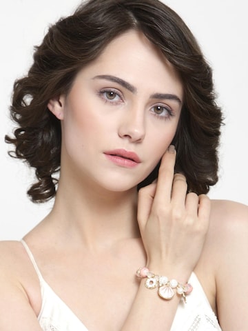 AVANT-GARDE PARIS Armband 'Bohemian' in Pink