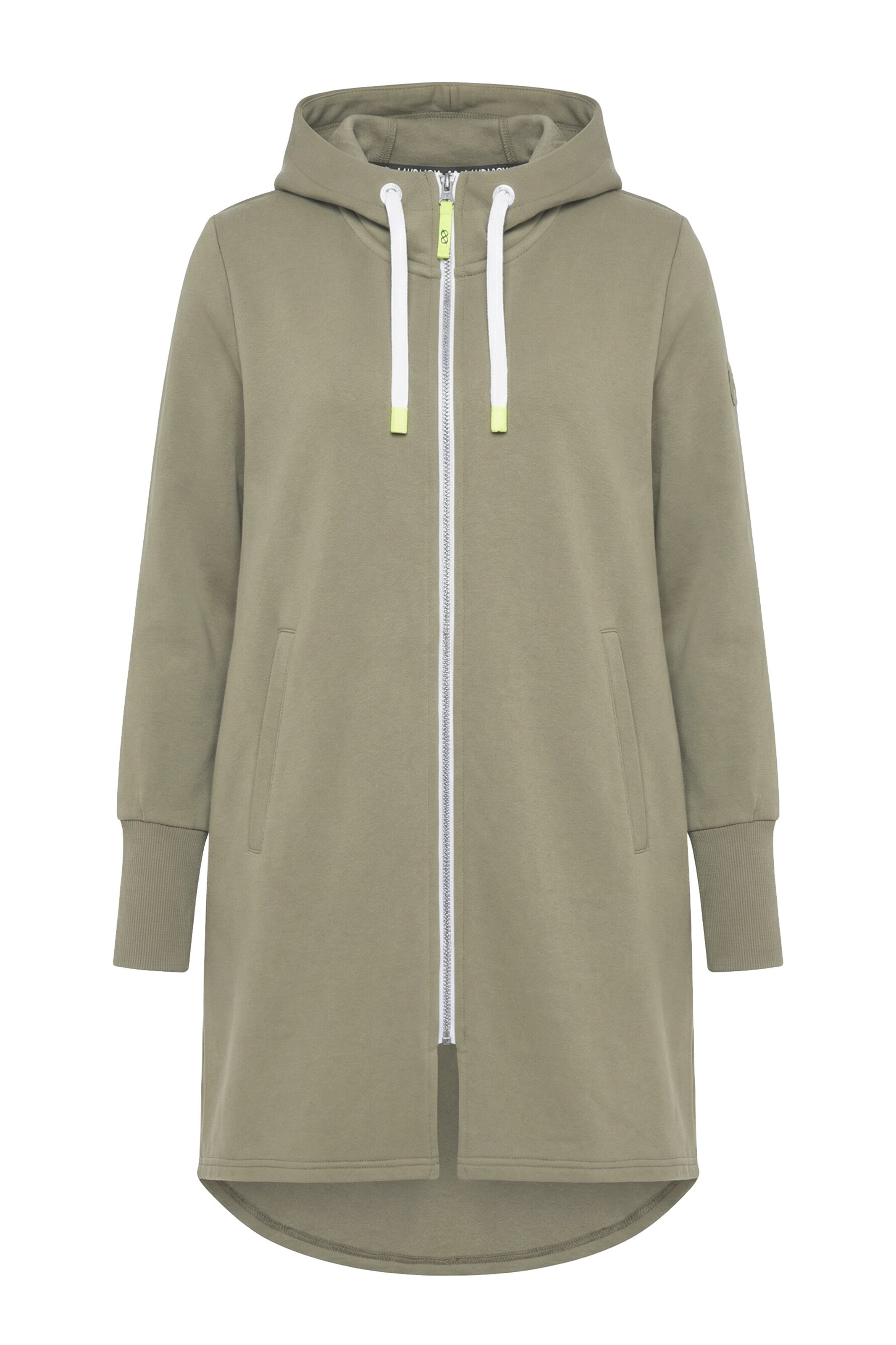 LAURASØN Sweatjacke in schilf, Produktansicht