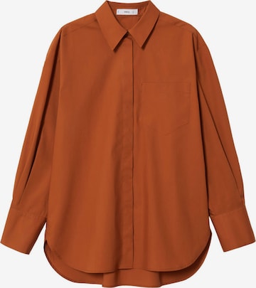 Camicia da donna 'Juanes' di MANGO in arancione: frontale