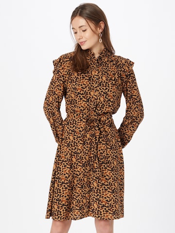 b.young Shirt Dress 'Josa' in Brown: front