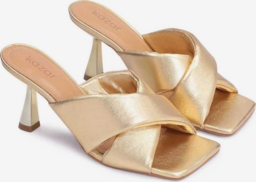 Kazar Pantolette in Gold