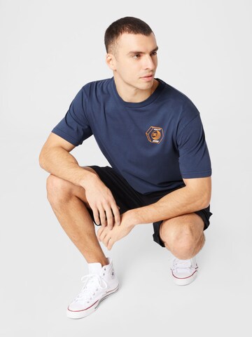 DC Shoes T-Shirt 'QUALITY GOODS' in Blau
