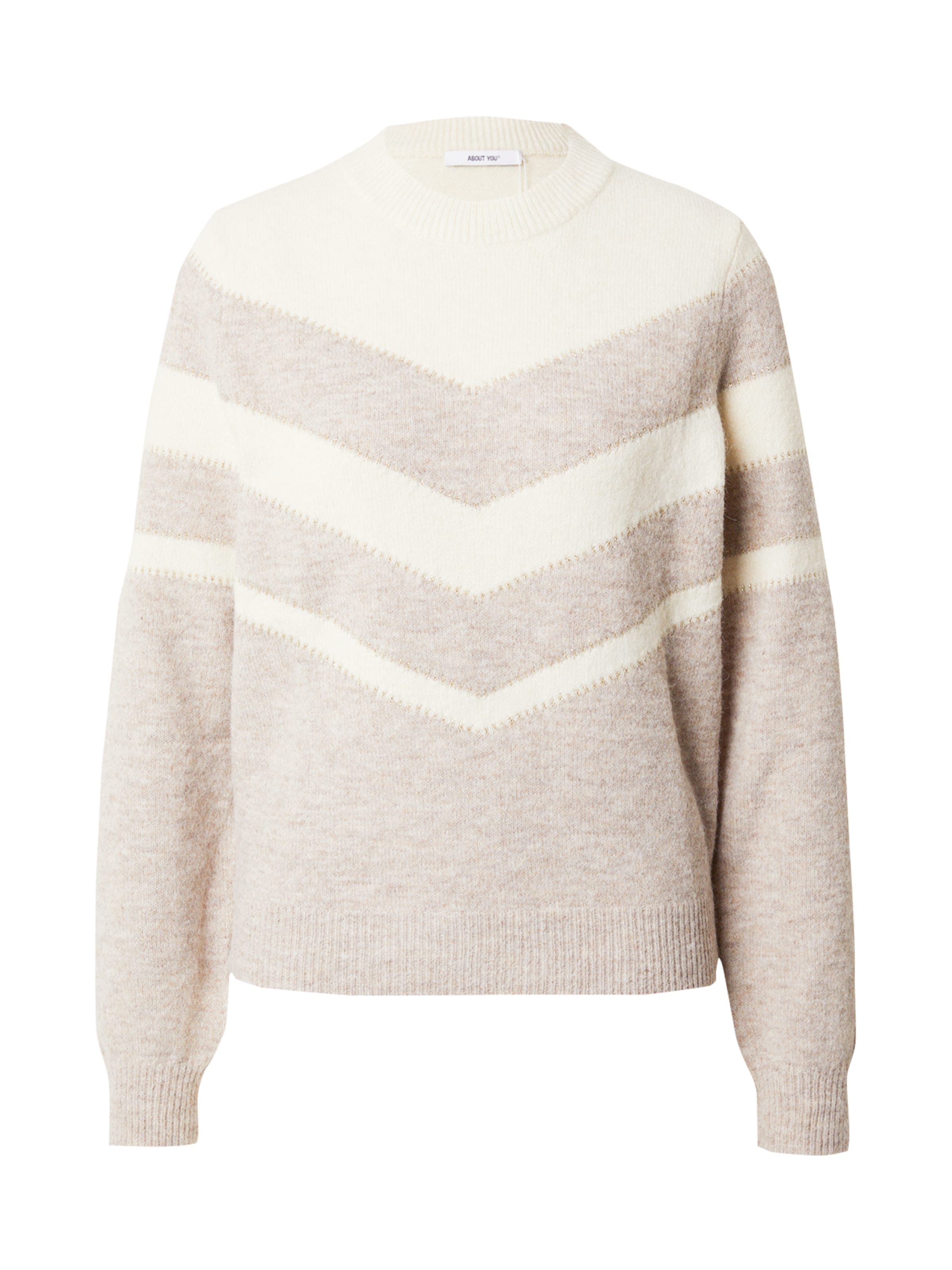 ABOUT YOU Sweater 'Lia' in Beige: front