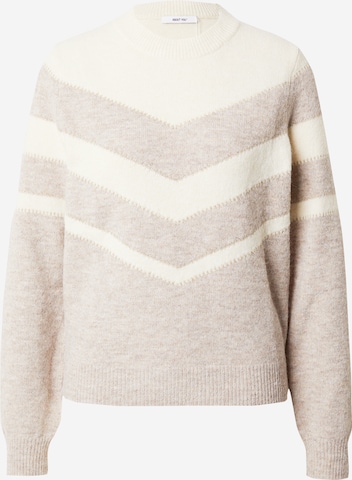 ABOUT YOU Sweater 'Lia' in Beige: front