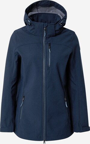 KILLTEC Outdoor Jacket in Blue: front