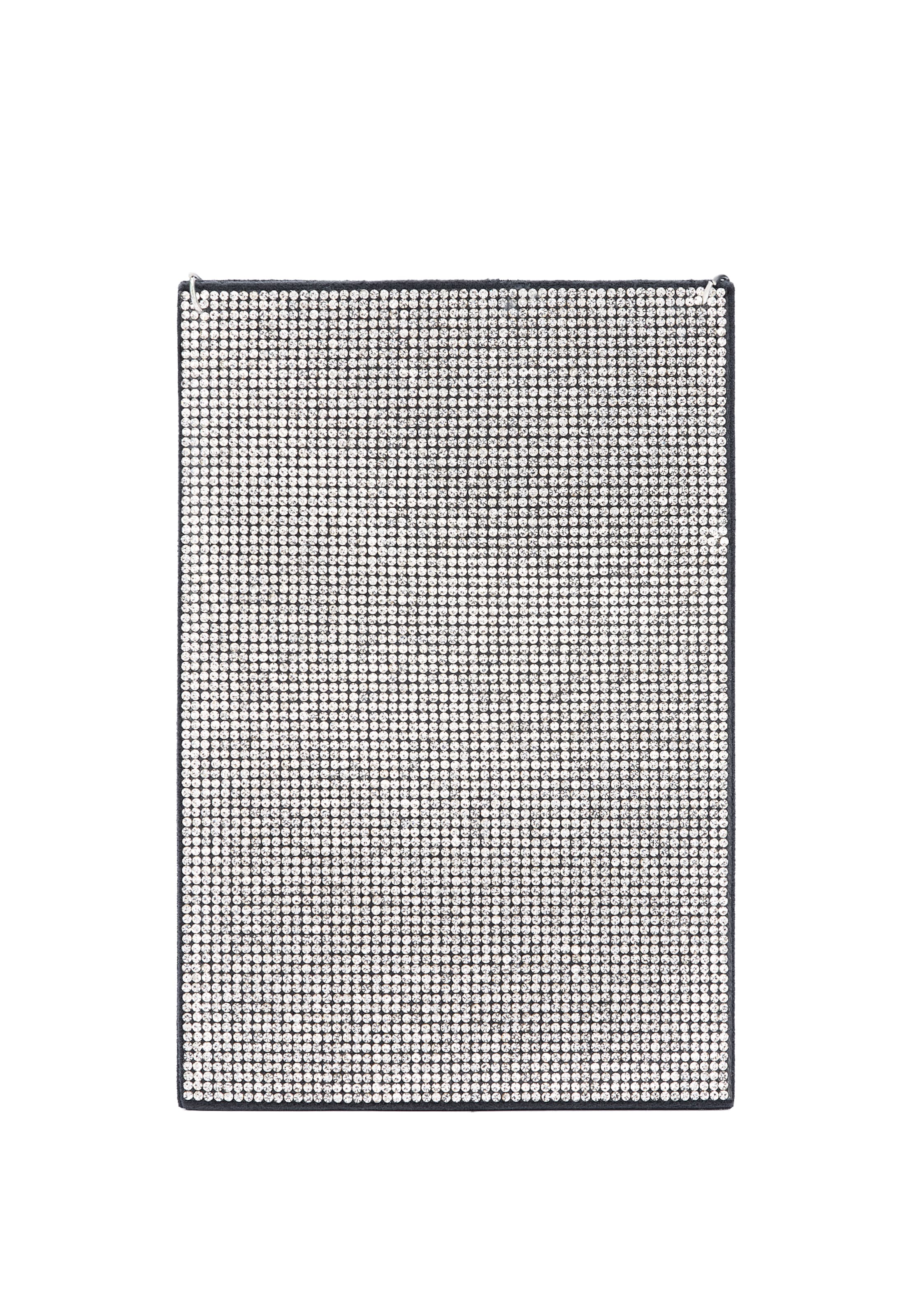 faina - Bolso de hombro en plata: frente