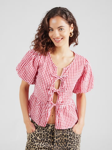 Camicia da donna di Gina Tricot in rosso: frontale