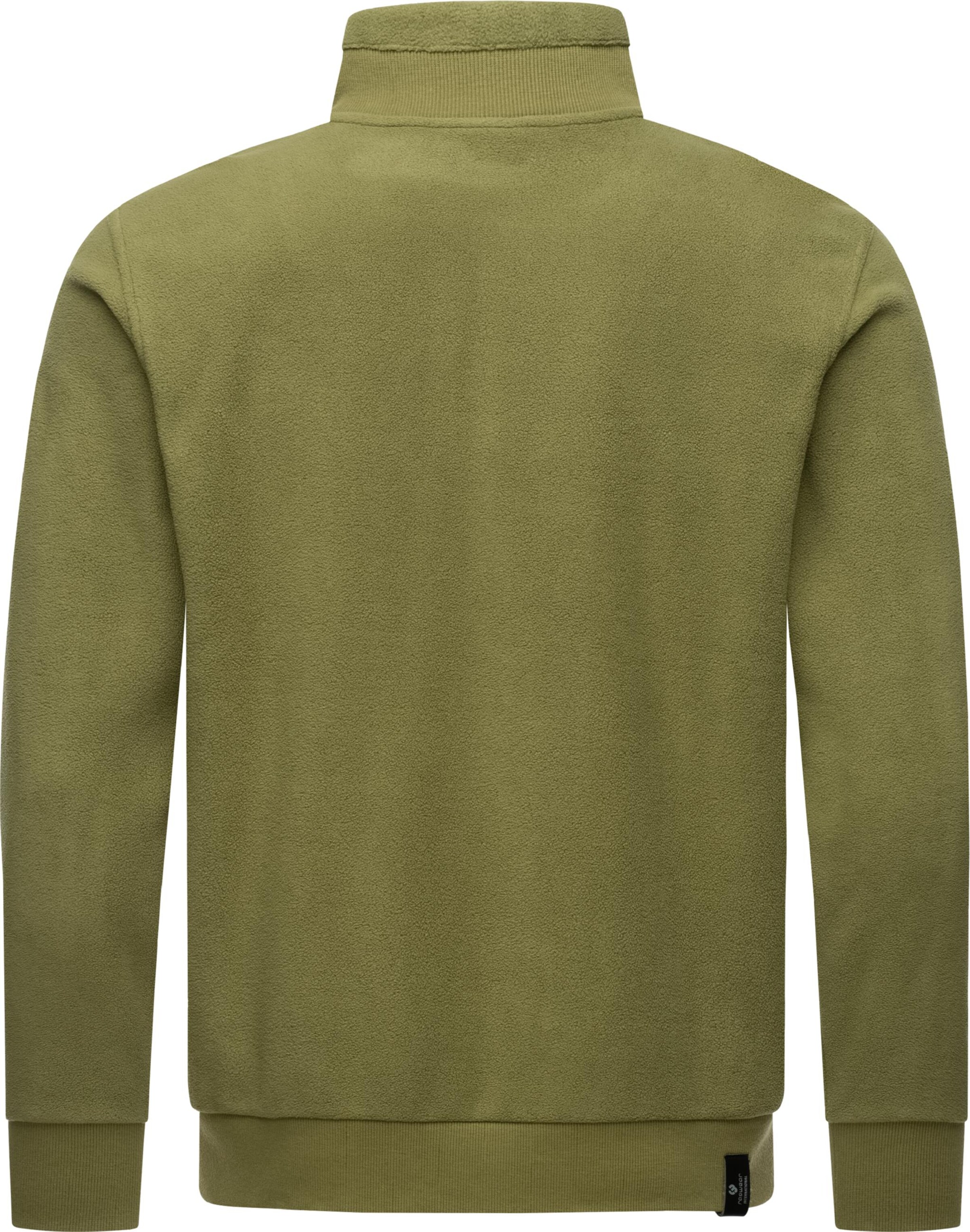 Ragwear Flisová bunda 'Trayne' - Zelená