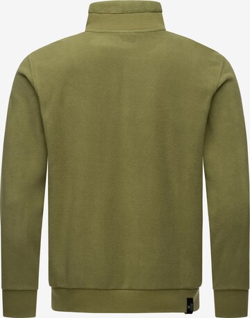 Ragwear Fleece jas 'Trayne' in Groen