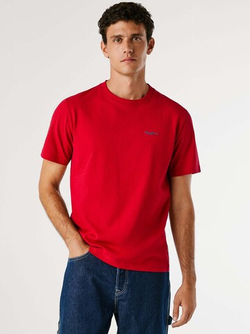 Maglietta 'Contrast Connor' di Pepe Jeans in rosso: frontale