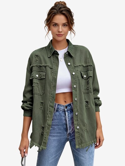 Yesfashion Between-Season Jacket in S in Dark green, Item view